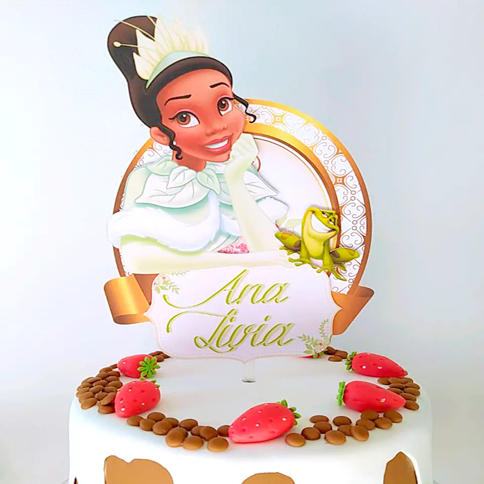 A Princesa e o Sapo- Topo de Bolo  1