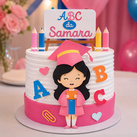 ABC- Topo de Bolo 