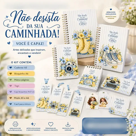 Coleção Não Desista - Encadernação
