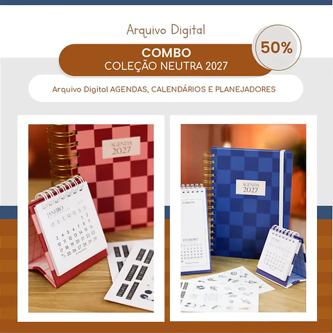 Combo Neutro 2027 - Encadernação