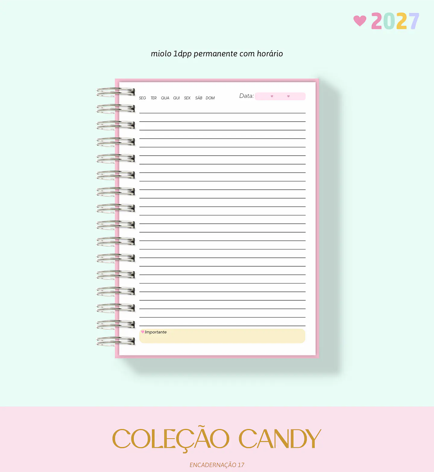 Coleção Candy 2027 - Encadernação 13