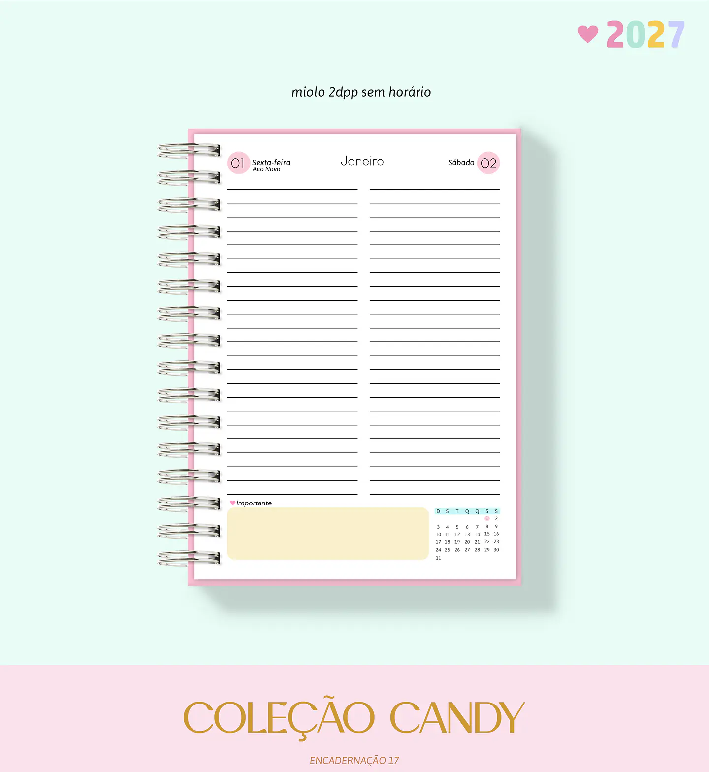 Coleção Candy 2027 - Encadernação 15