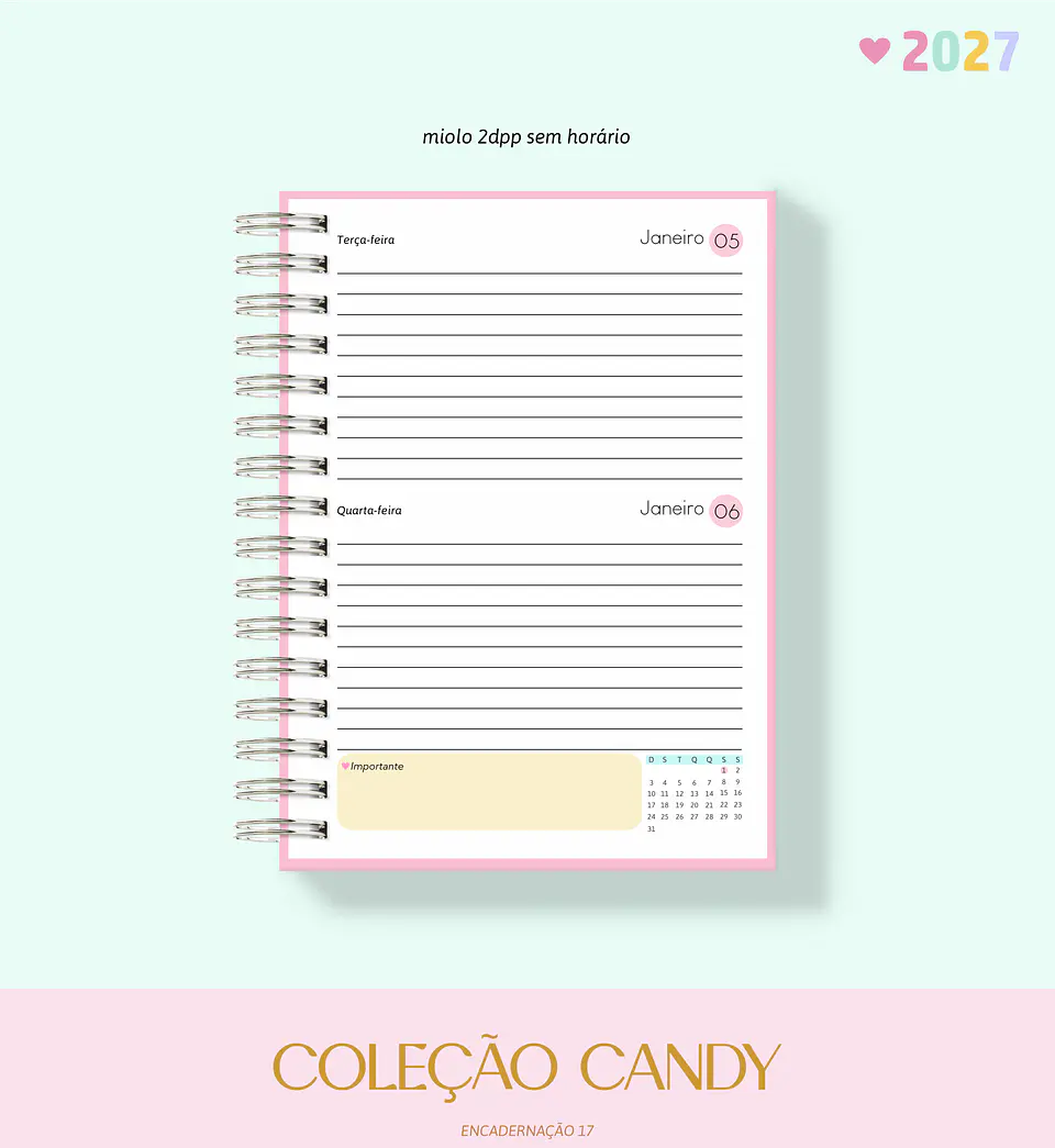 Coleção Candy 2027 - Encadernação 17