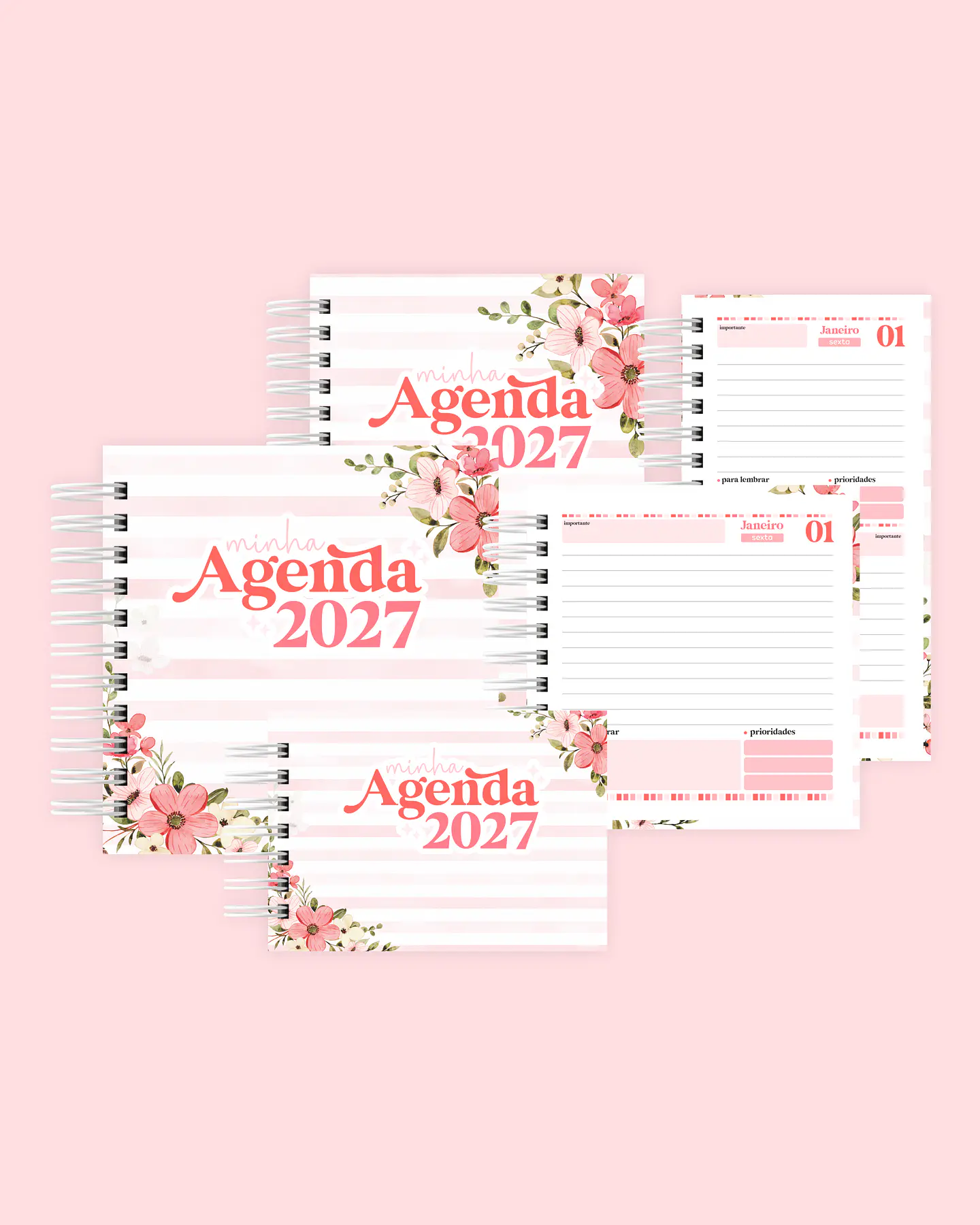 Combo Agendas 2027 - Encadernação 3