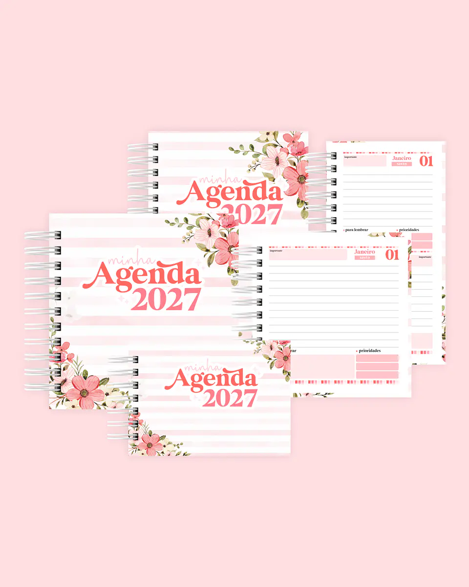 Combo Agendas 2027 - Encadernação 3