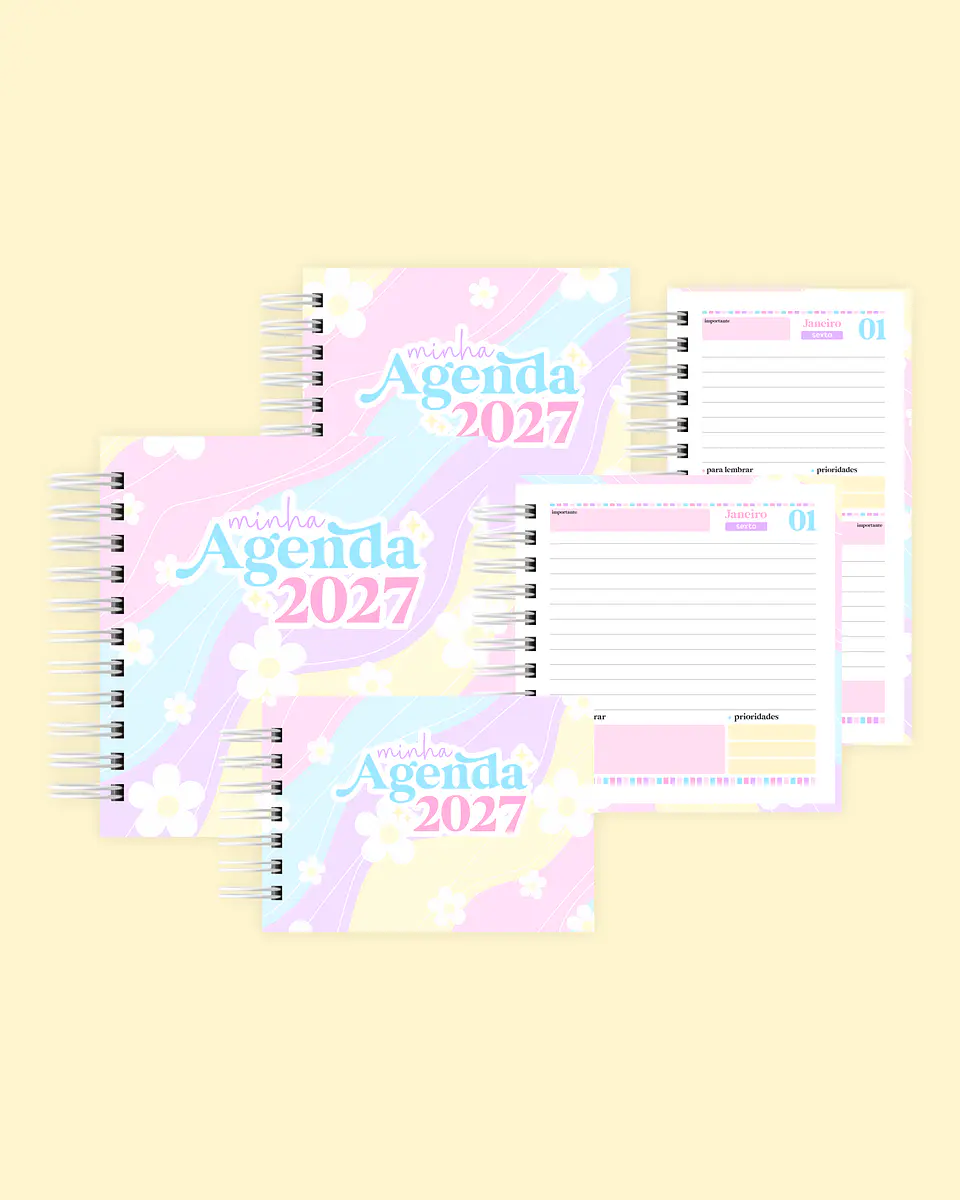 Combo Agendas 2027 - Encadernação 6