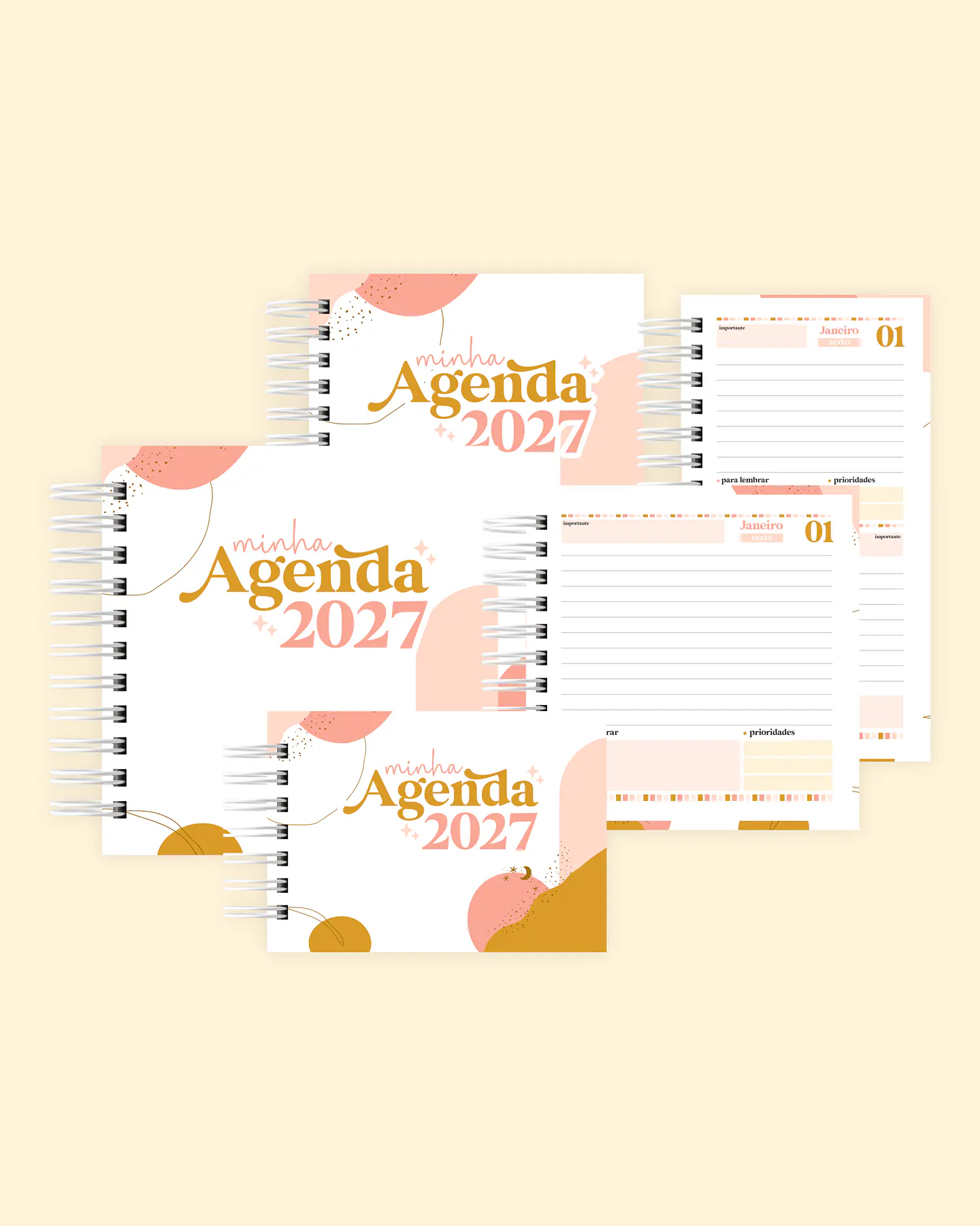 Combo Agendas 2027 - Encadernação 7