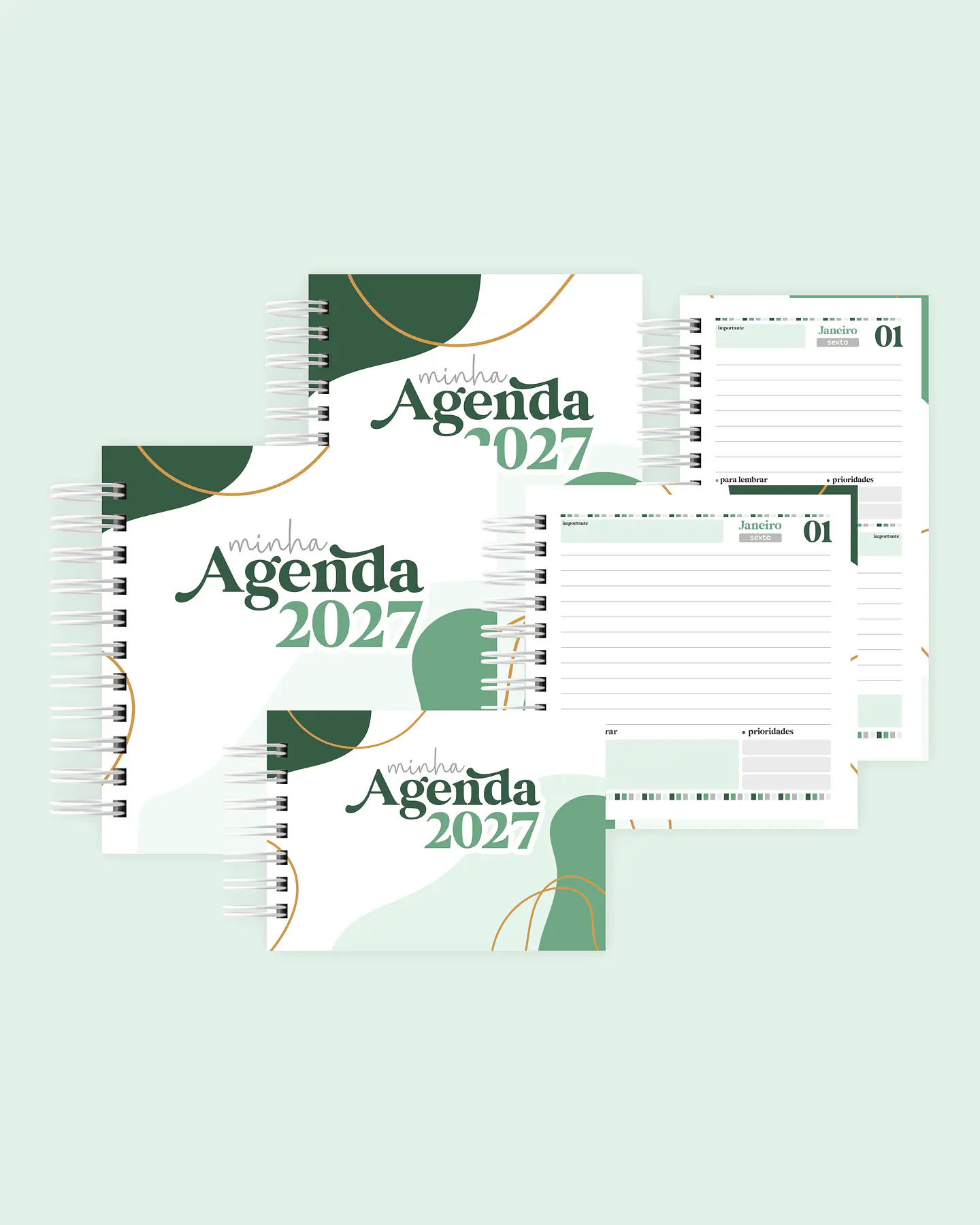 Combo Agendas 2027 - Encadernação 9
