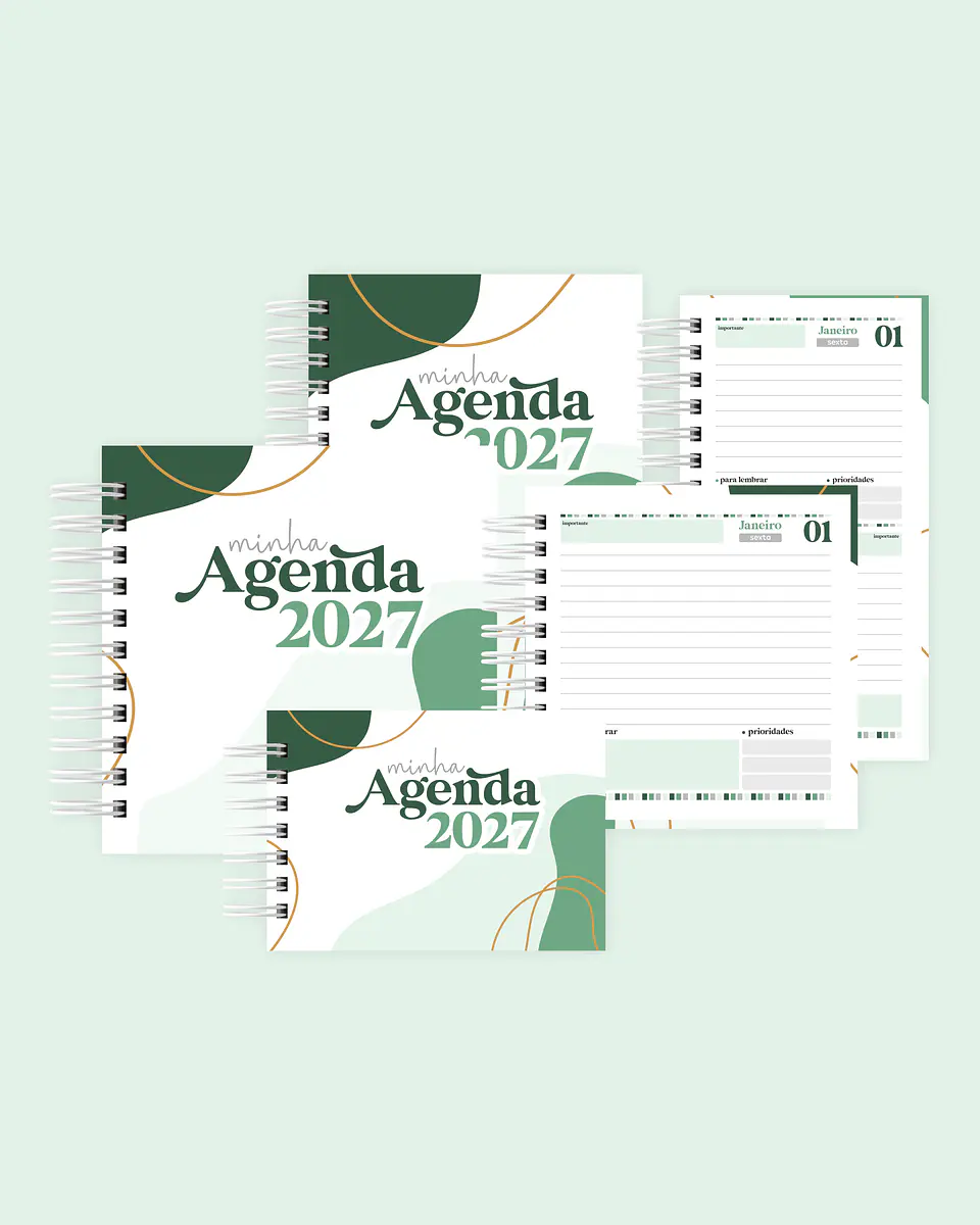 Combo Agendas 2027 - Encadernação 9