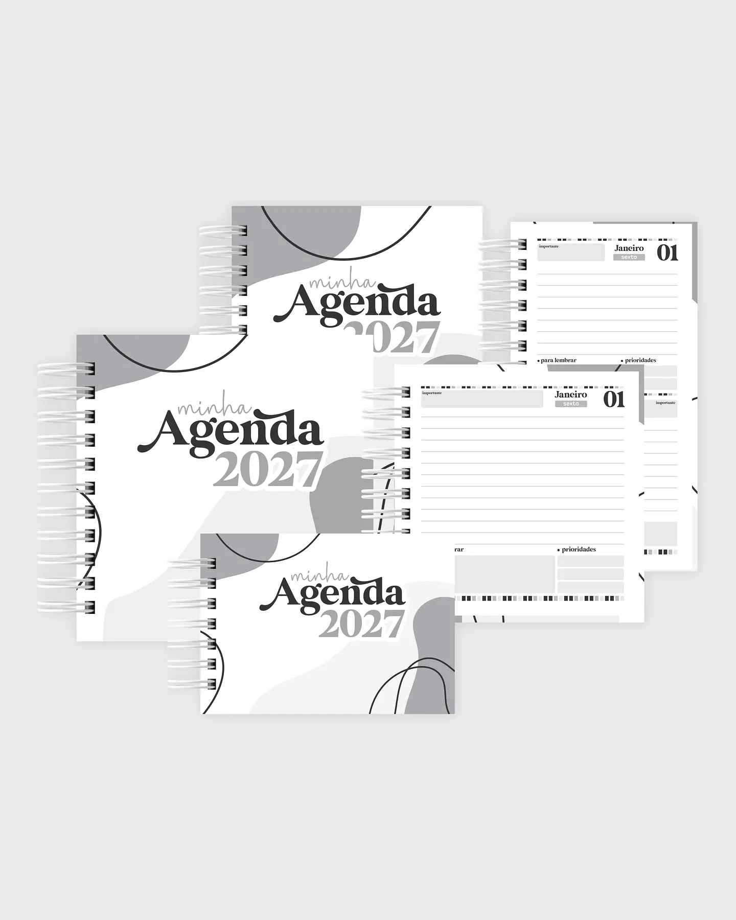 Combo Agendas 2027 - Encadernação 10
