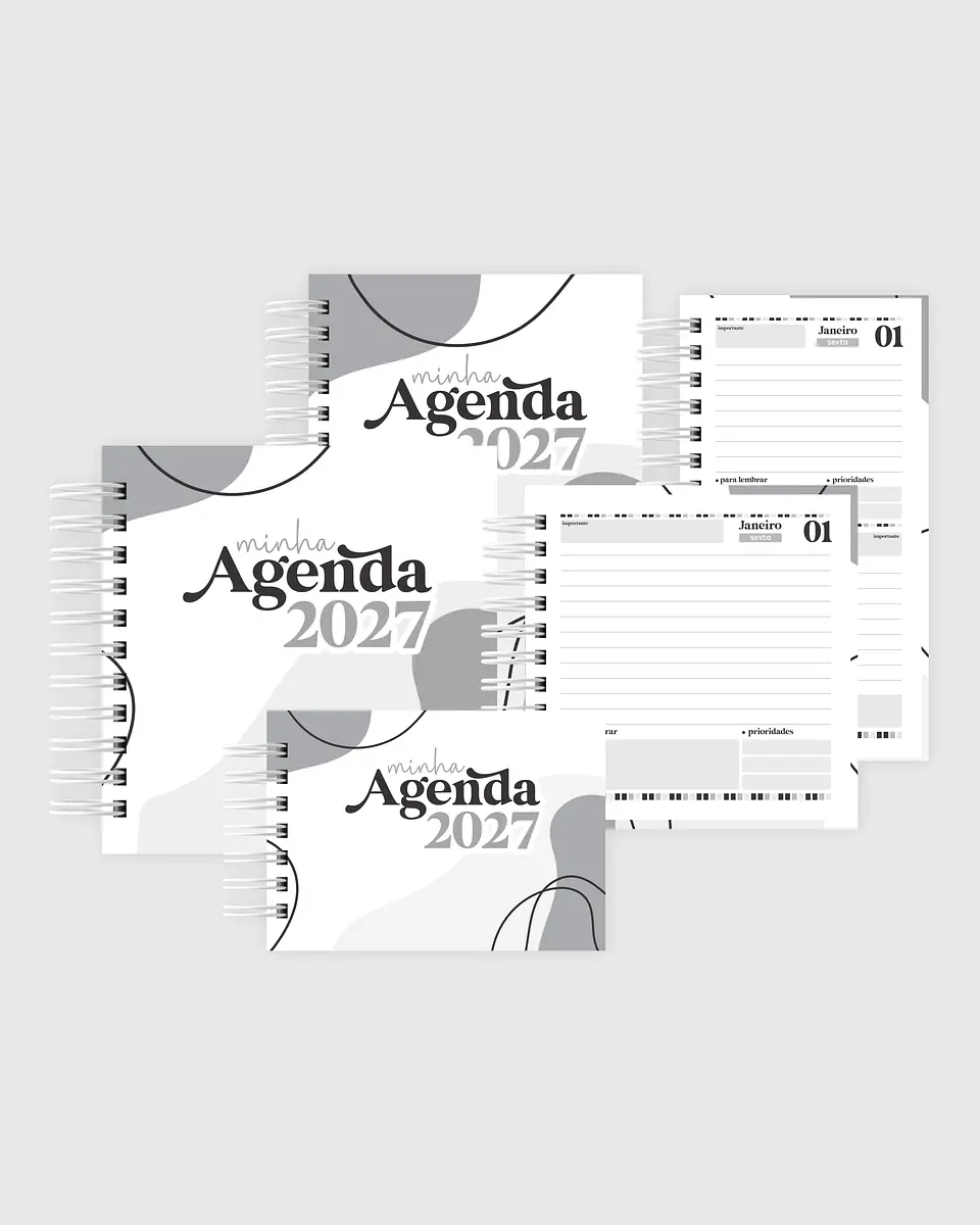 Combo Agendas 2027 - Encadernação 10