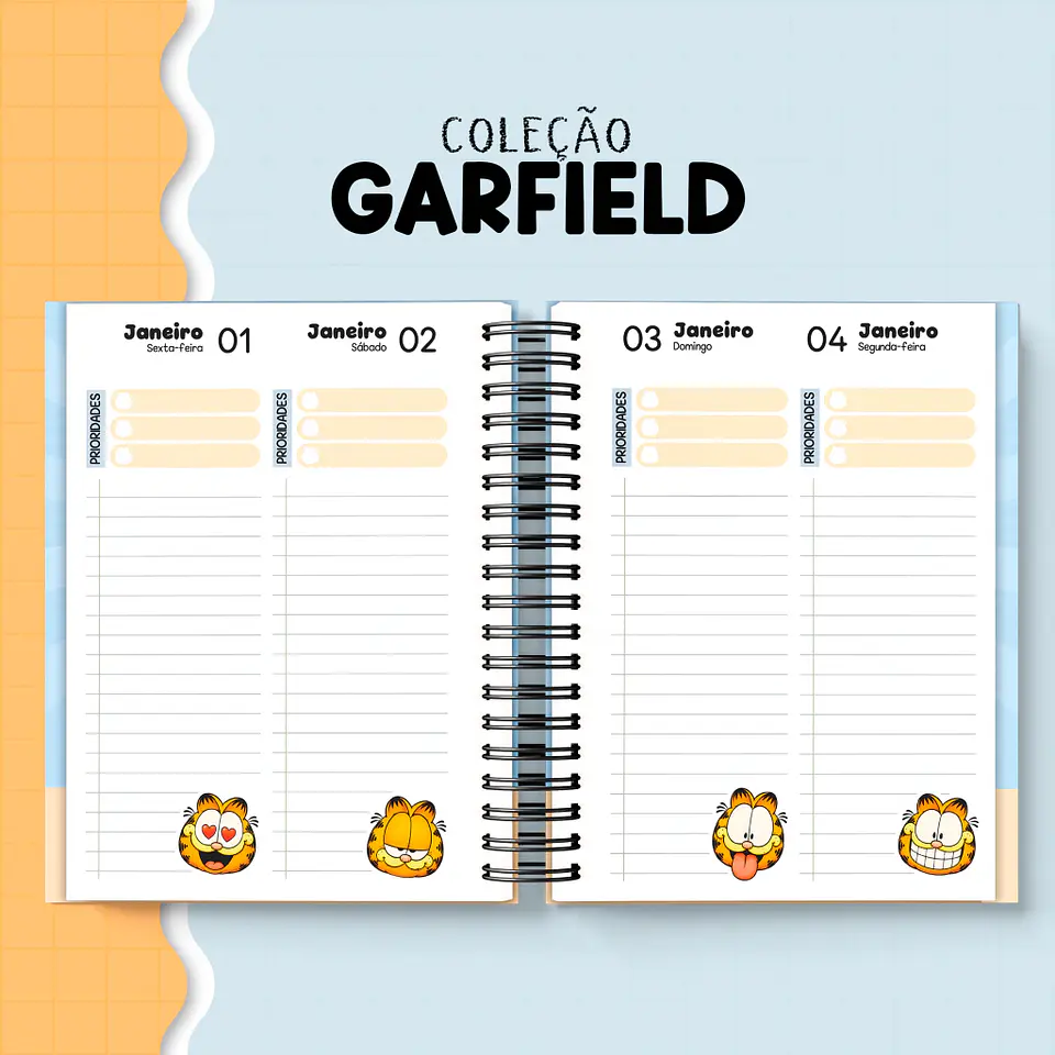 Coleção Garfield 2027 - Encadernação 5