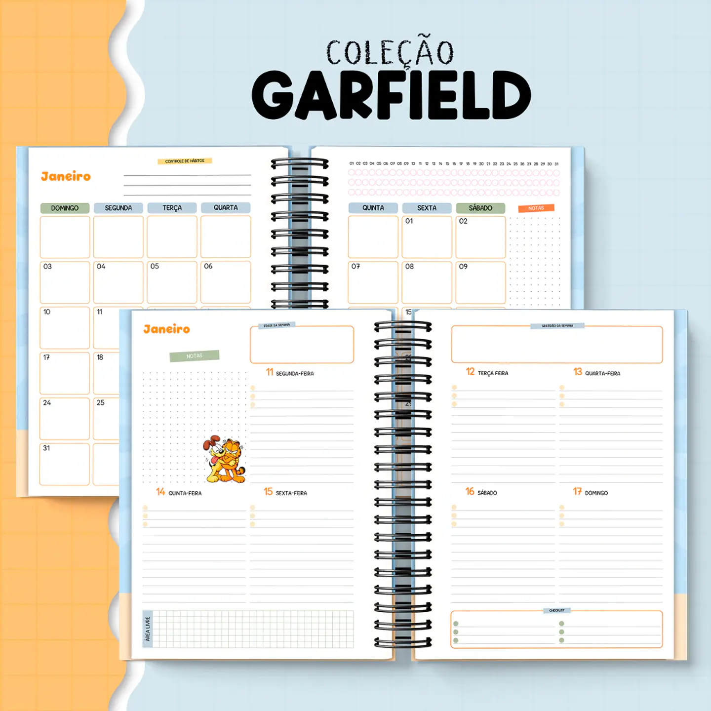 Coleção Garfield 2027 - Encadernação 6