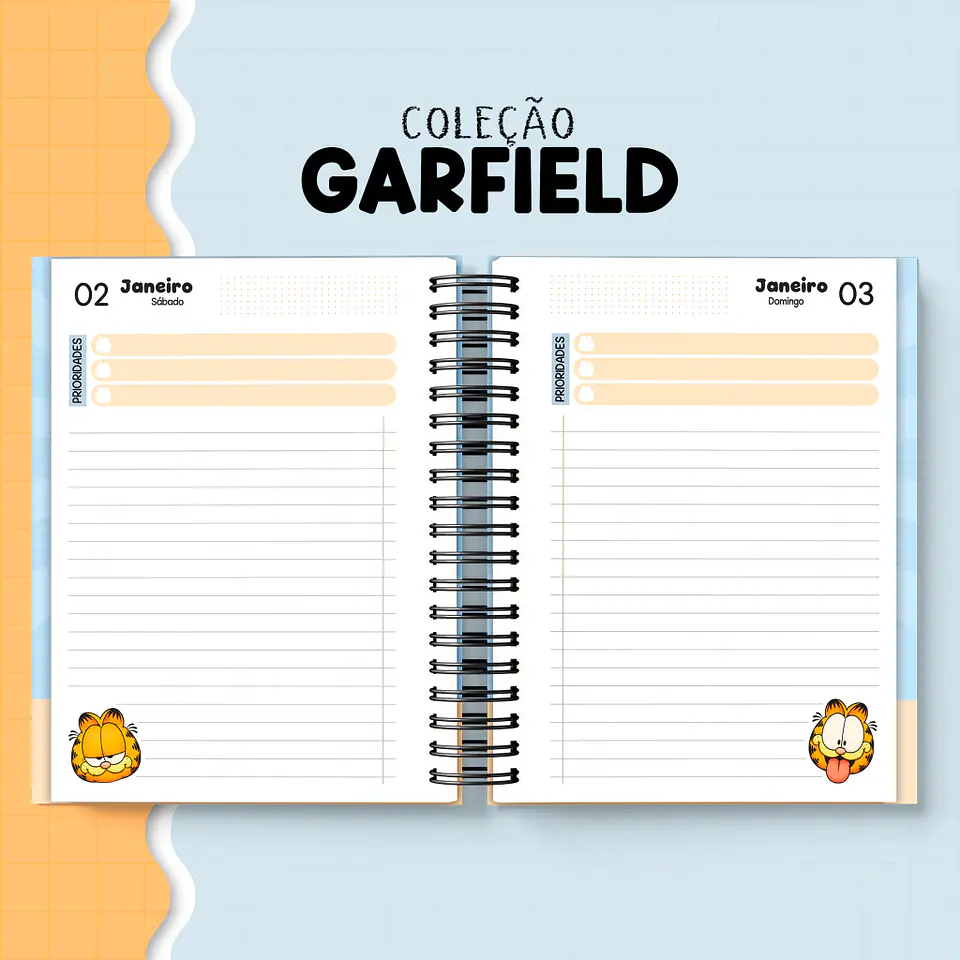 Coleção Garfield 2027 - Encadernação 12