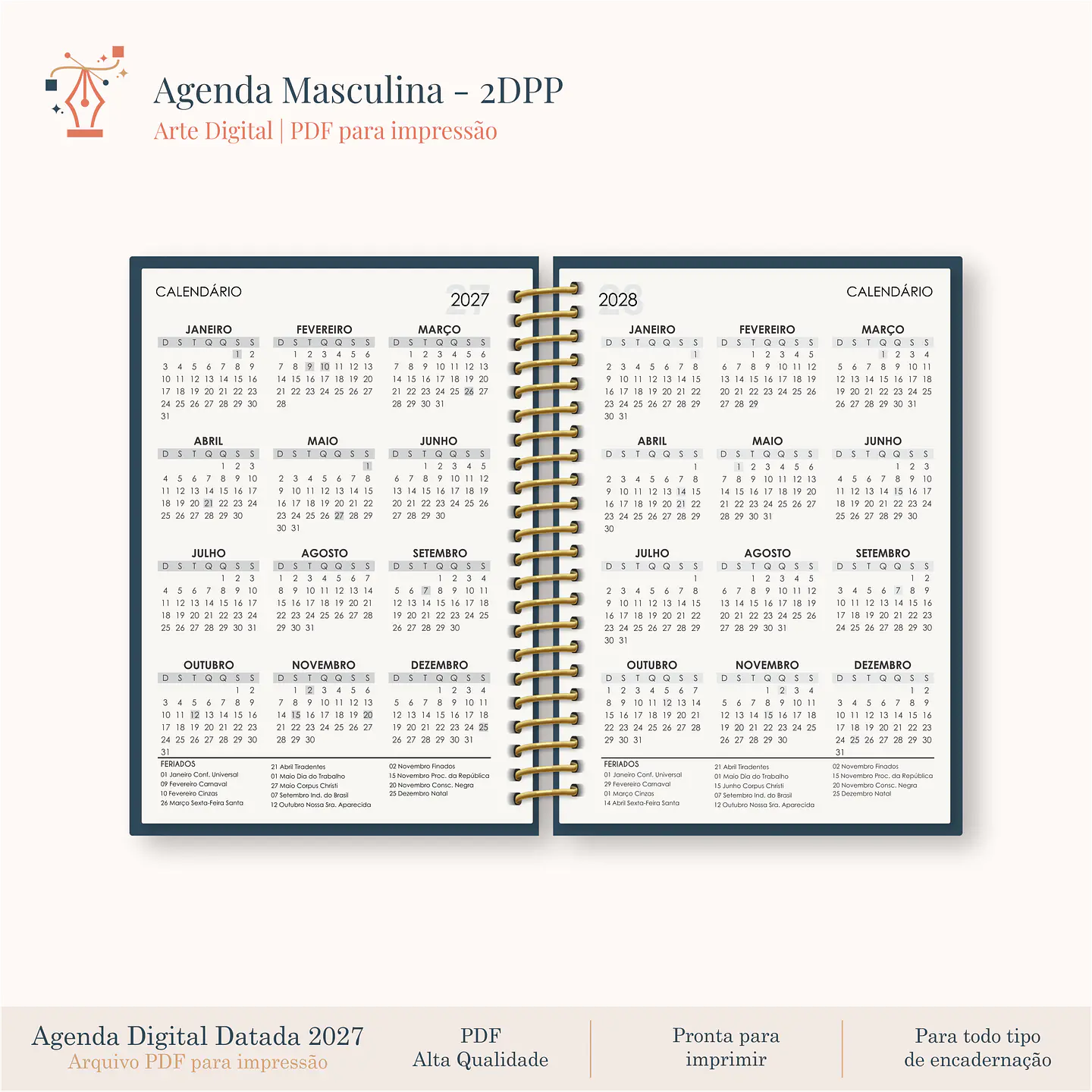 Agenda Masculina Horizontal 2027 - 2DPP 3