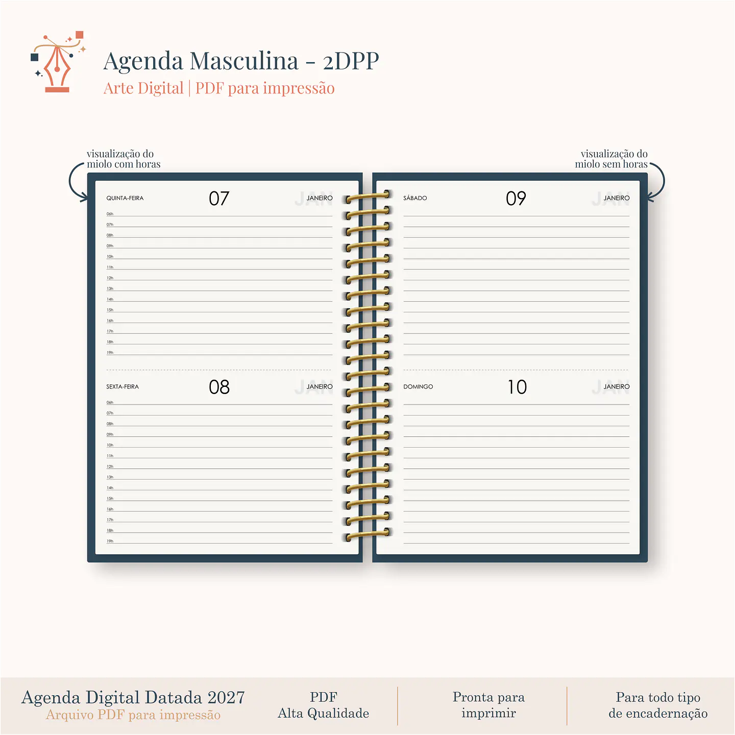 Agenda Masculina Horizontal 2027 - 2DPP 4