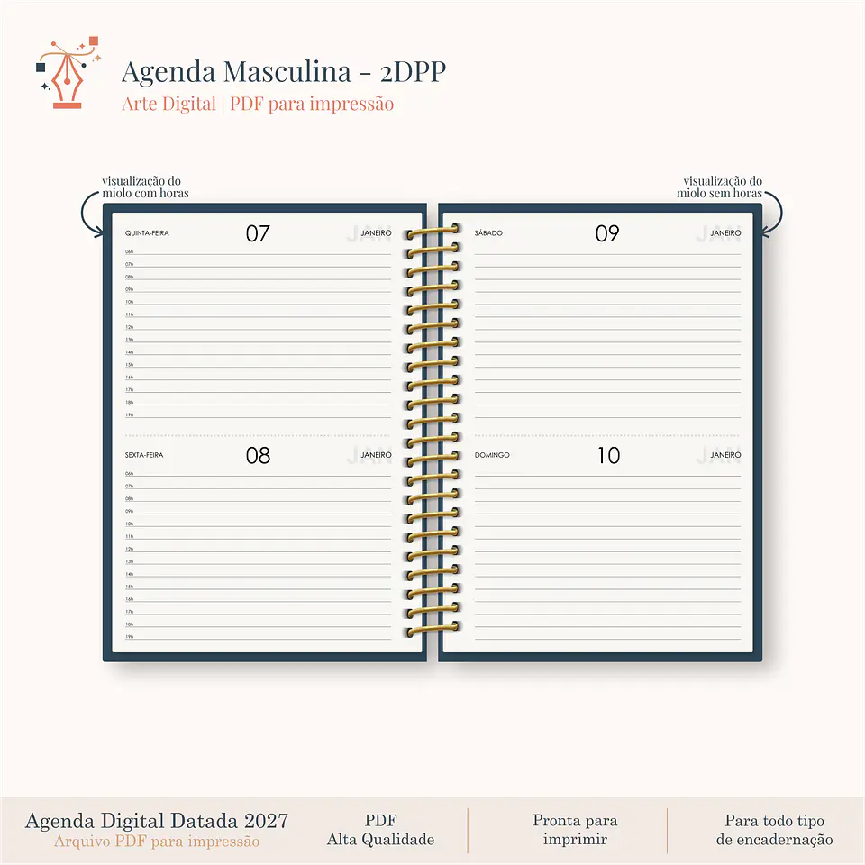 Agenda Masculina Horizontal 2027 - 2DPP 4