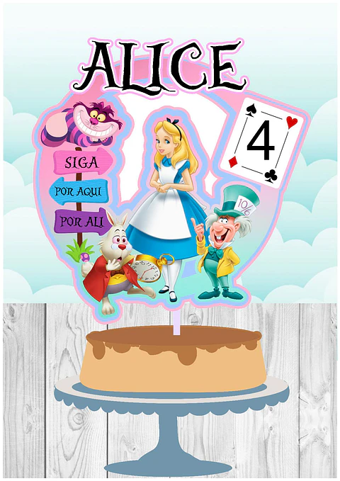 Alice- Topo de Bolo  