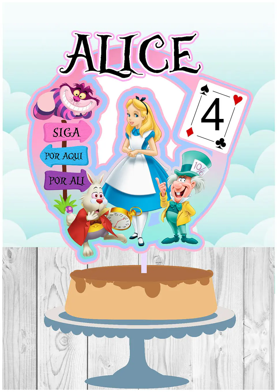 Alice- Topo de Bolo   1