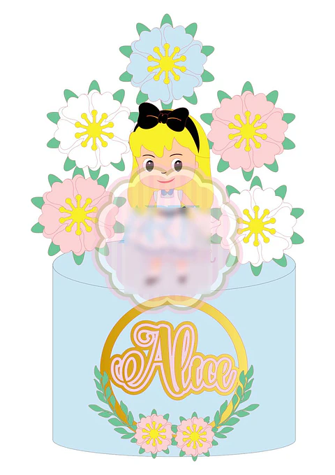 Alice- Topo de Bolo  