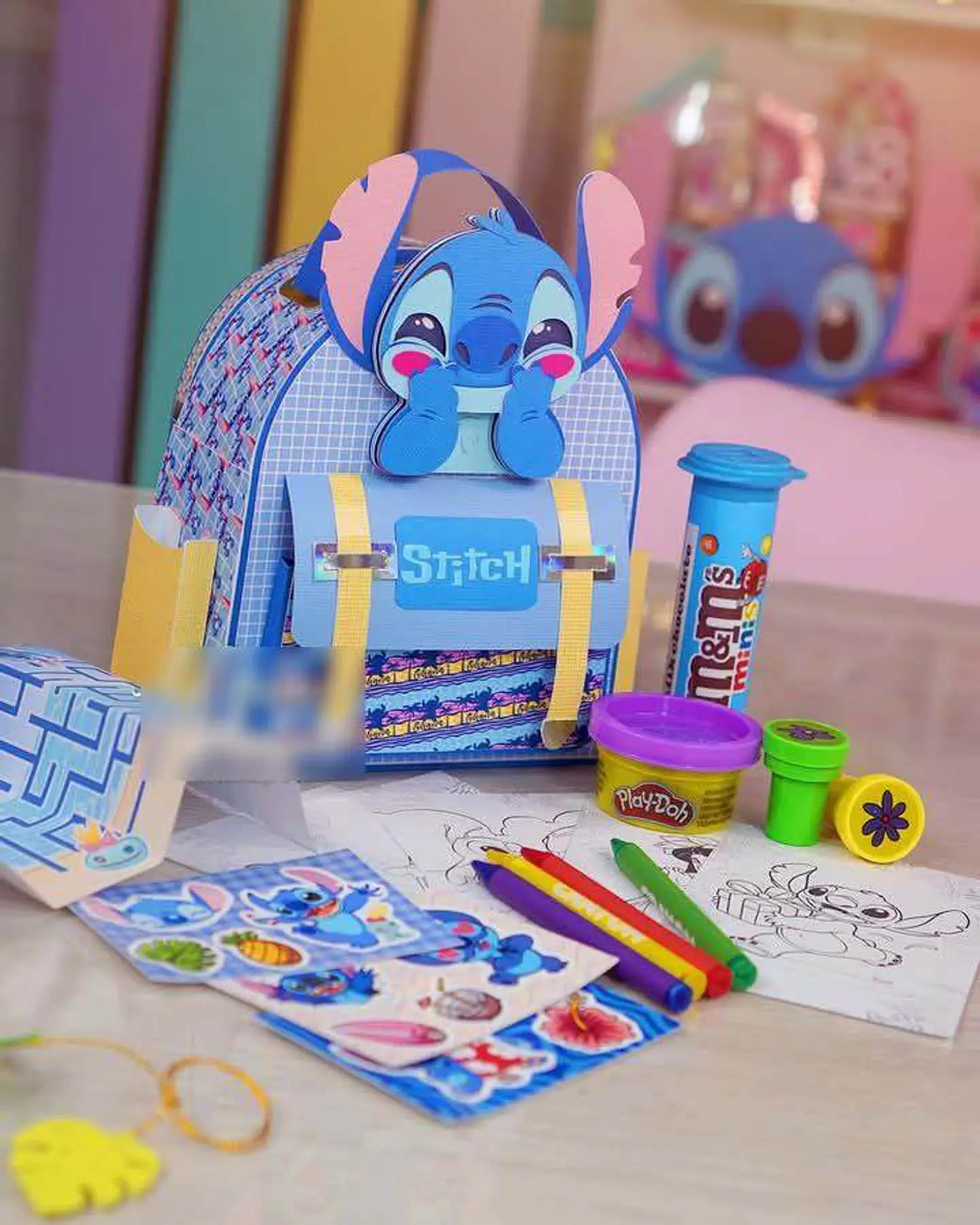 Mochila Atividades Stitch - Arquivo de Corte 1