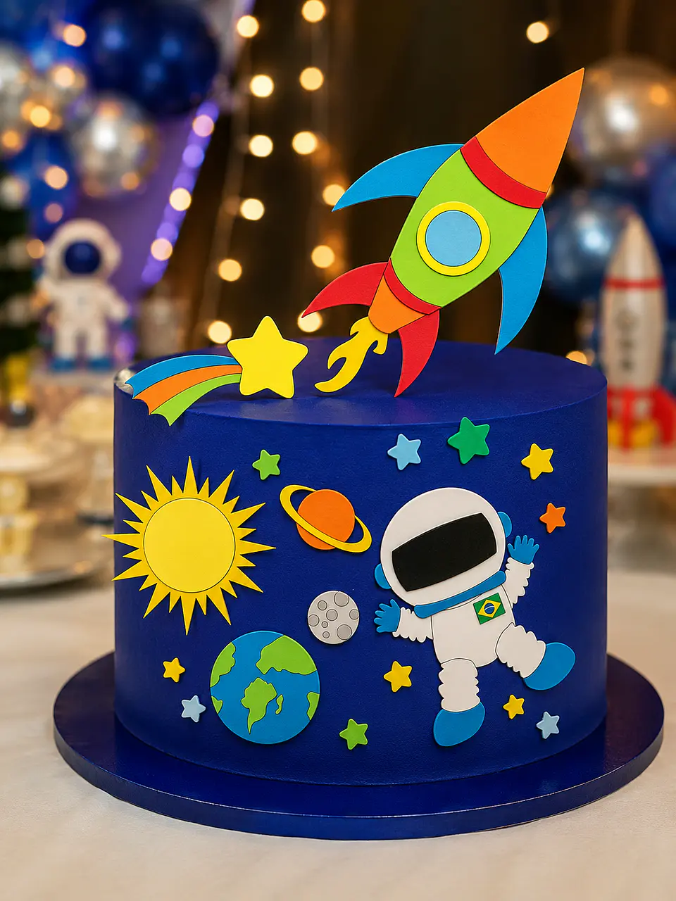 Astronauta- Topo de Bolo   1