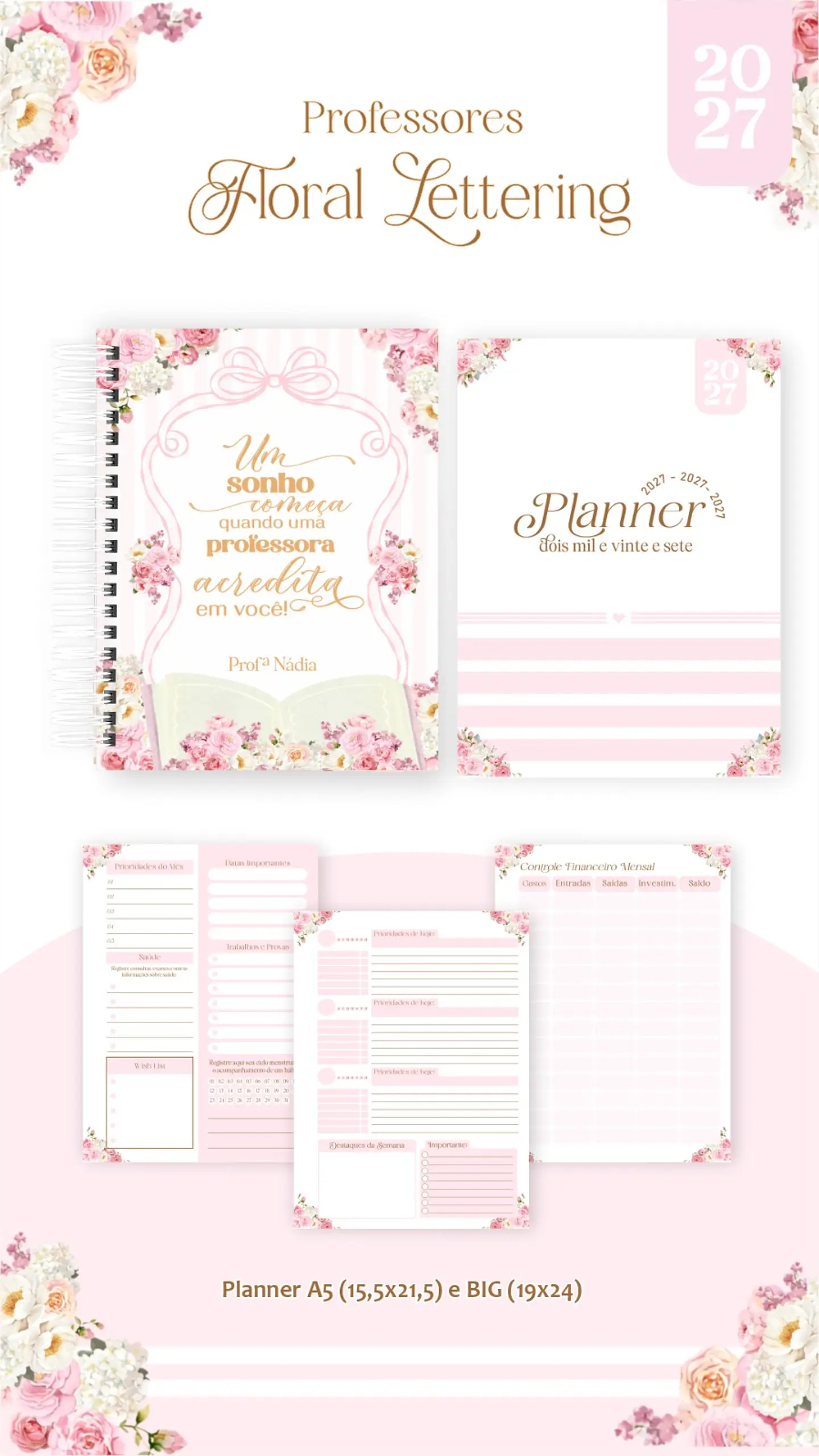 Floral Delicado - Professores 2027 15