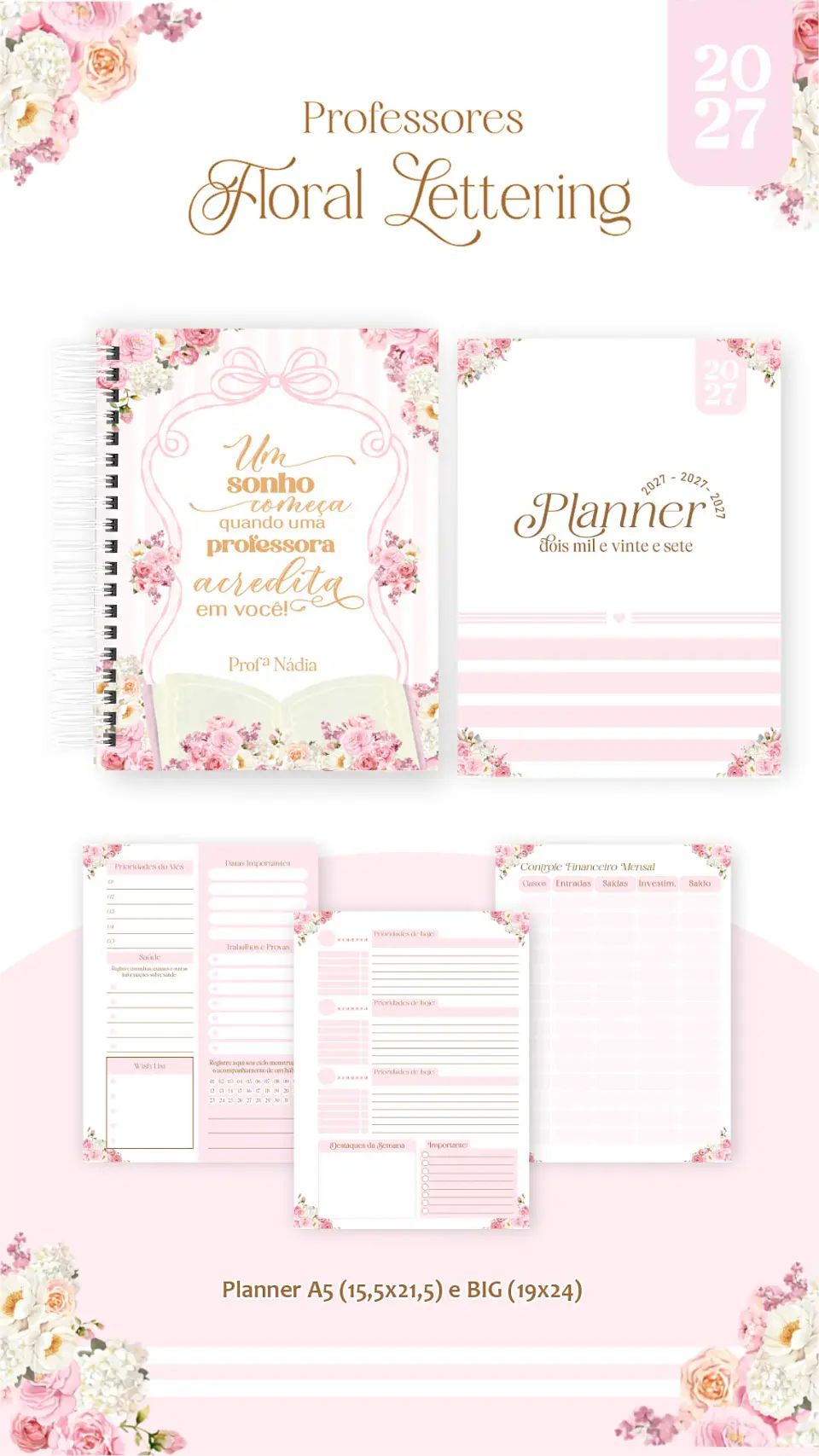 Floral Delicado - Professores 2027 15