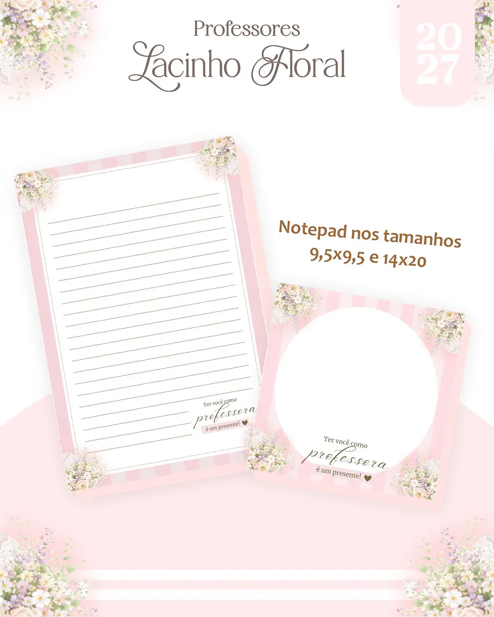 Lacinho Floral - Professores 2027 8