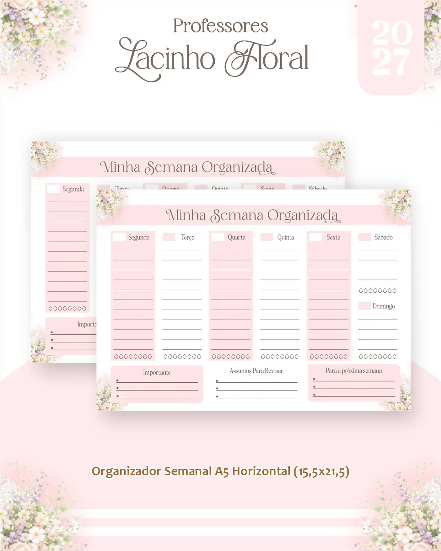 Lacinho Floral - Professores 2027 11