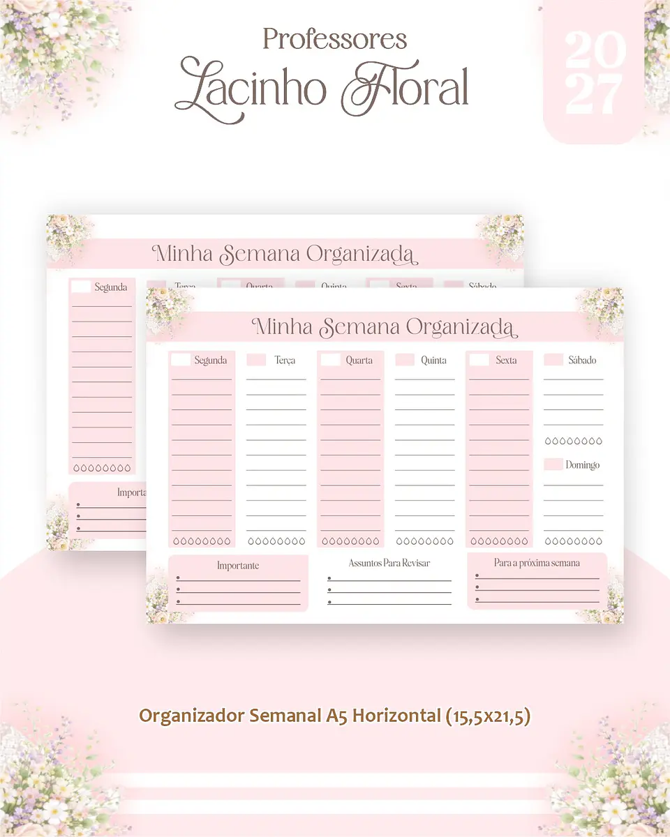 Lacinho Floral - Professores 2027 11