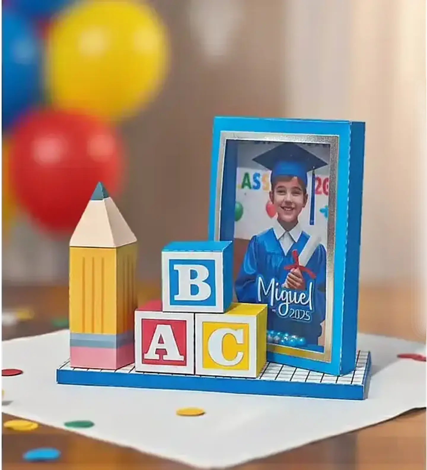 Centro de Mesa ABC - Arquivo de Corte 1