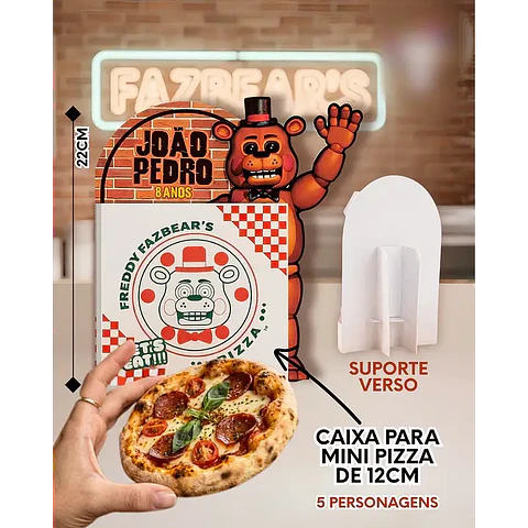 Centro de Mesa Five Nights at Freddy’s - Arquivo de Corte