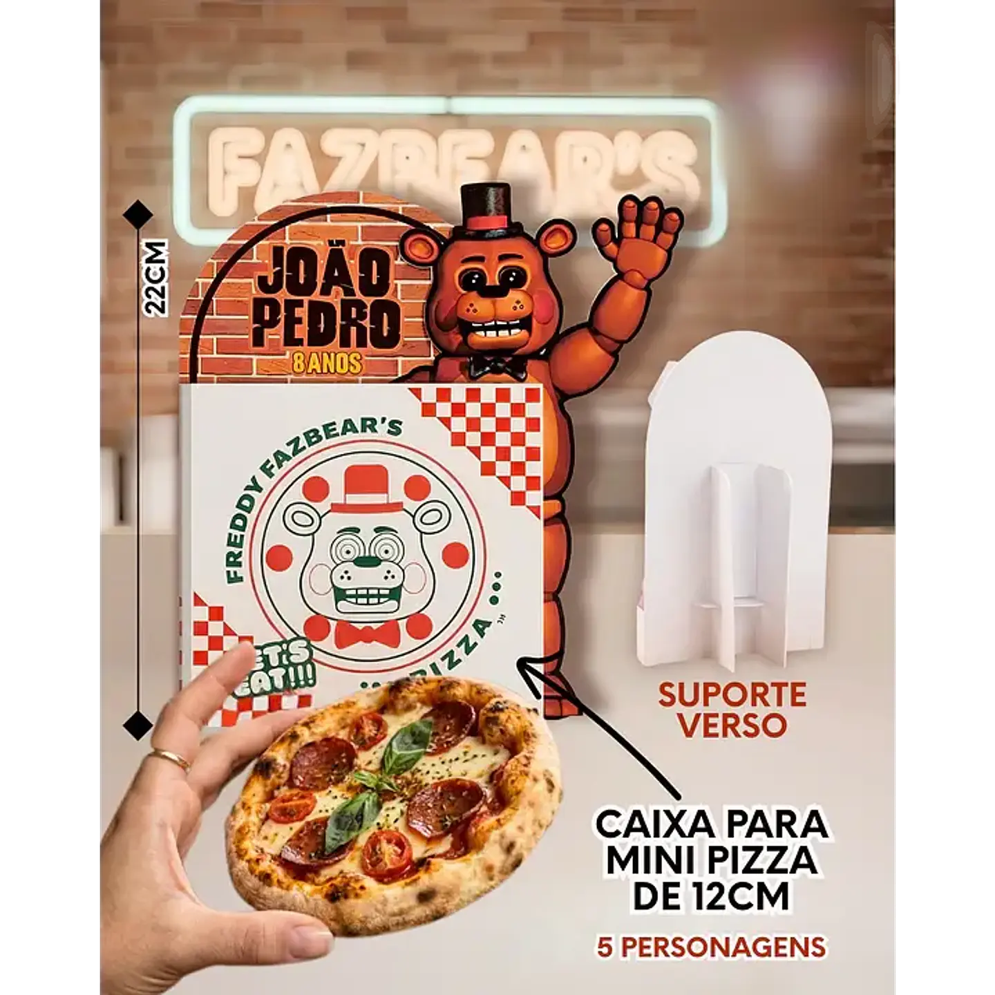 Centro de Mesa Five Nights at Freddy’s - Arquivo de Corte 1