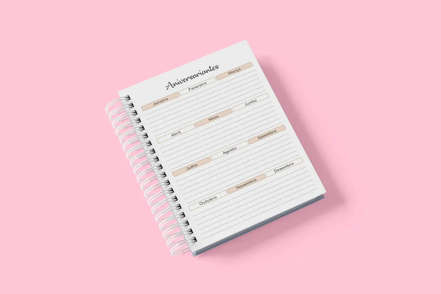Agenda Datada 2027 Caramelo - 1DPP 28