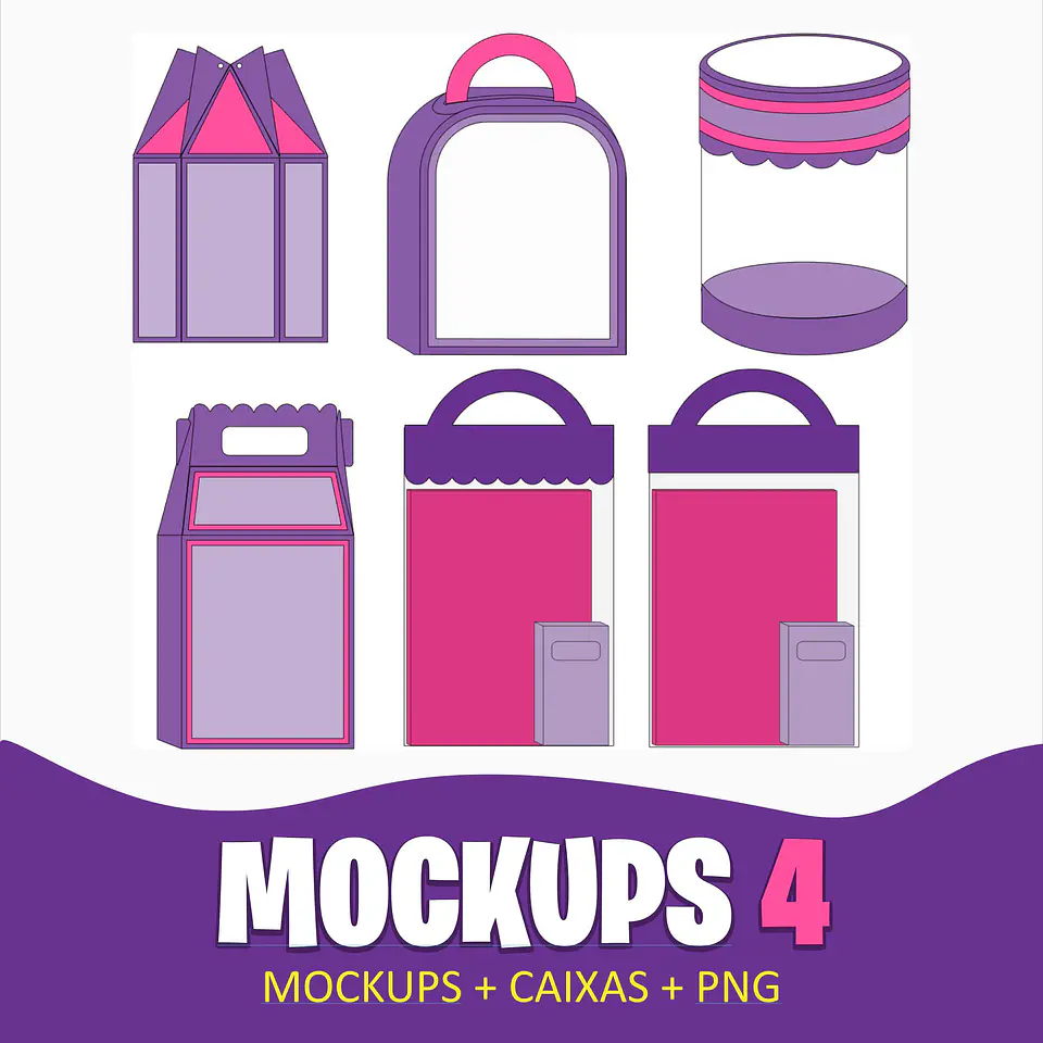 Moldes e Mockups - Arquivo de Corte 1