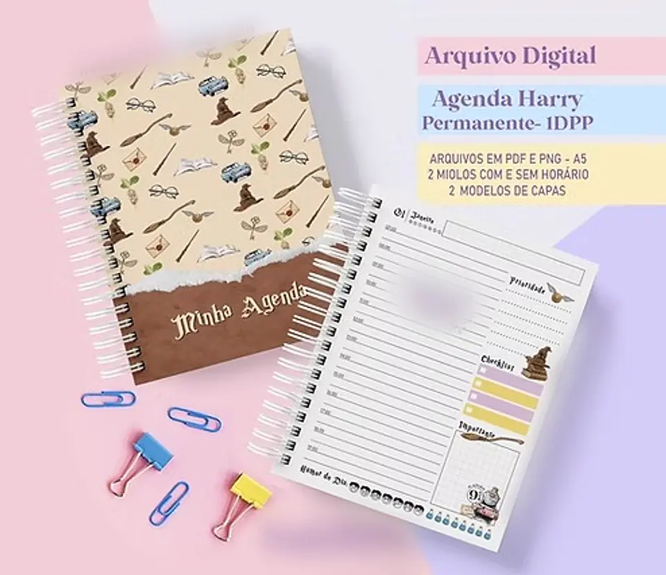 Agenda Permanente Harry Potter - 1DPP 1