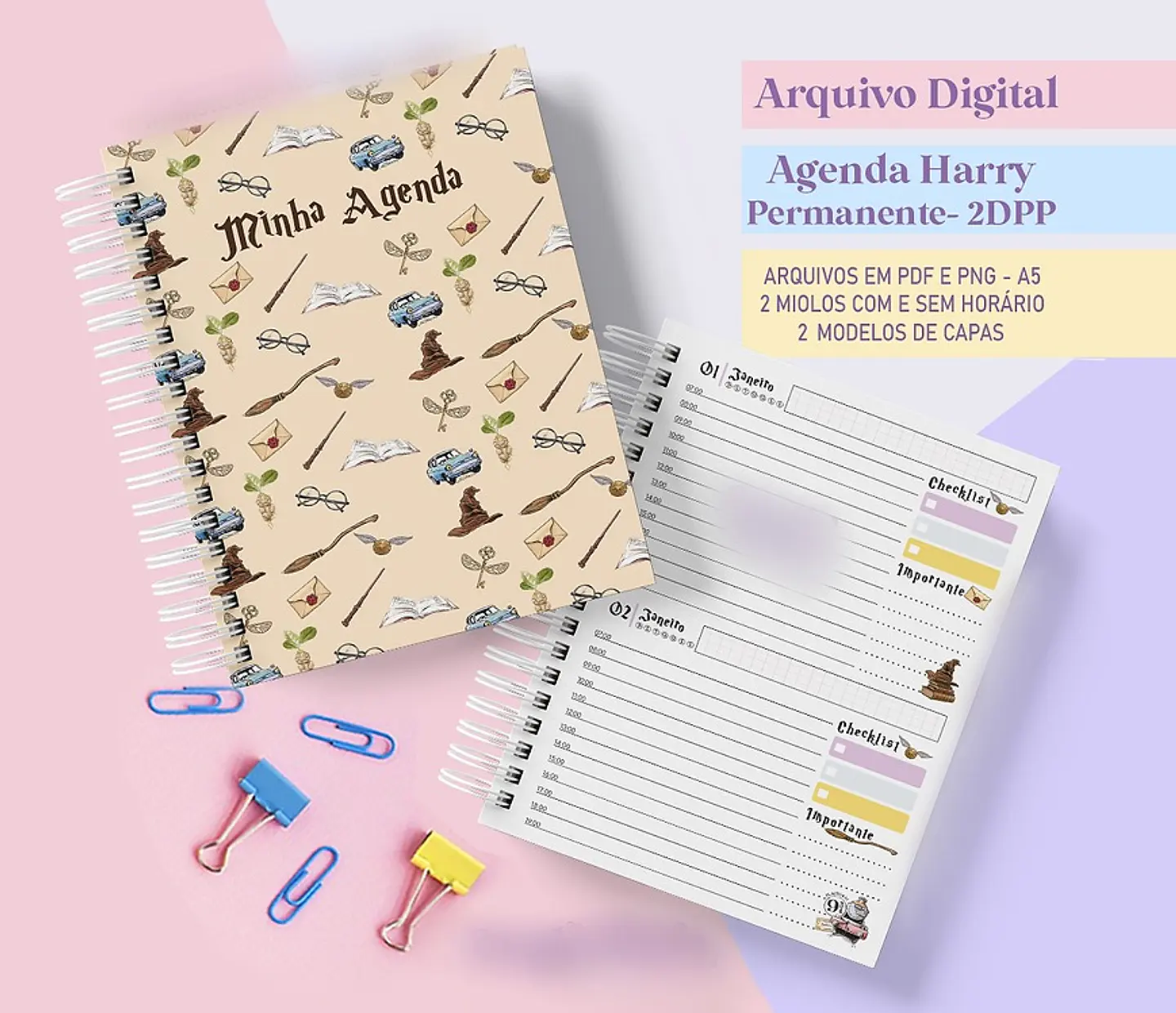 Agenda Permanente Harry Potter - 2DPP 1