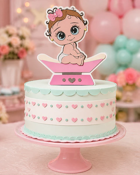 Baby- Topo de Bolo   