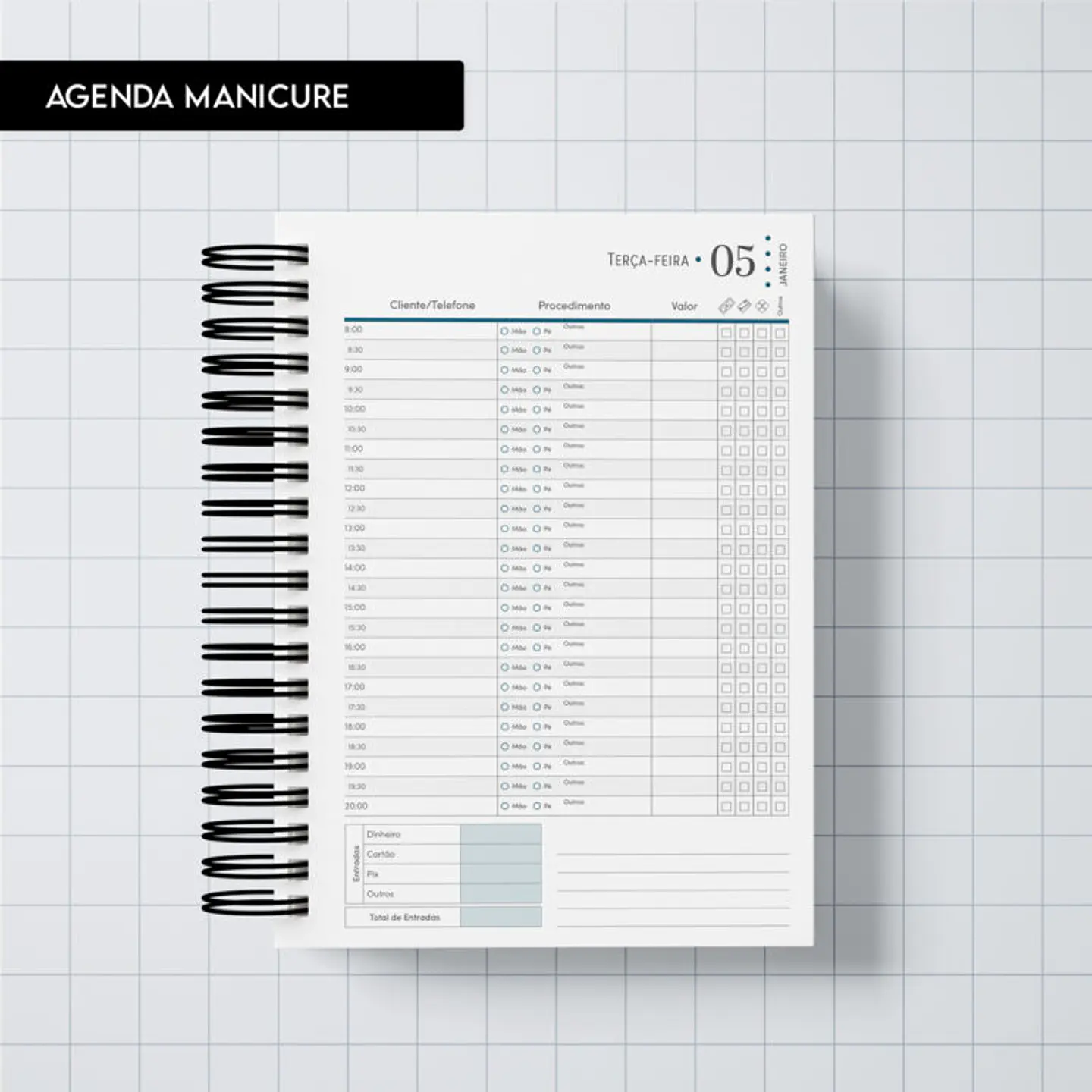 Agenda Manicure | Datado 2027 1