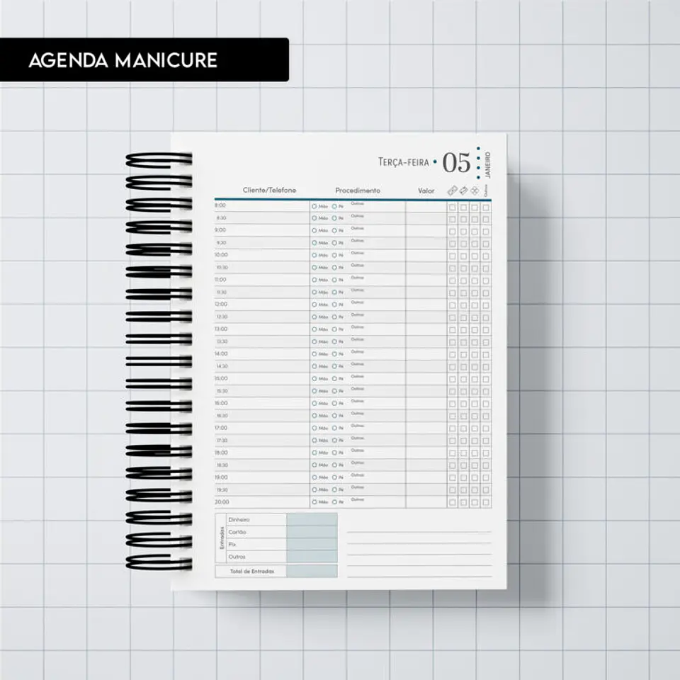 Agenda Manicure | Datado 2027 1