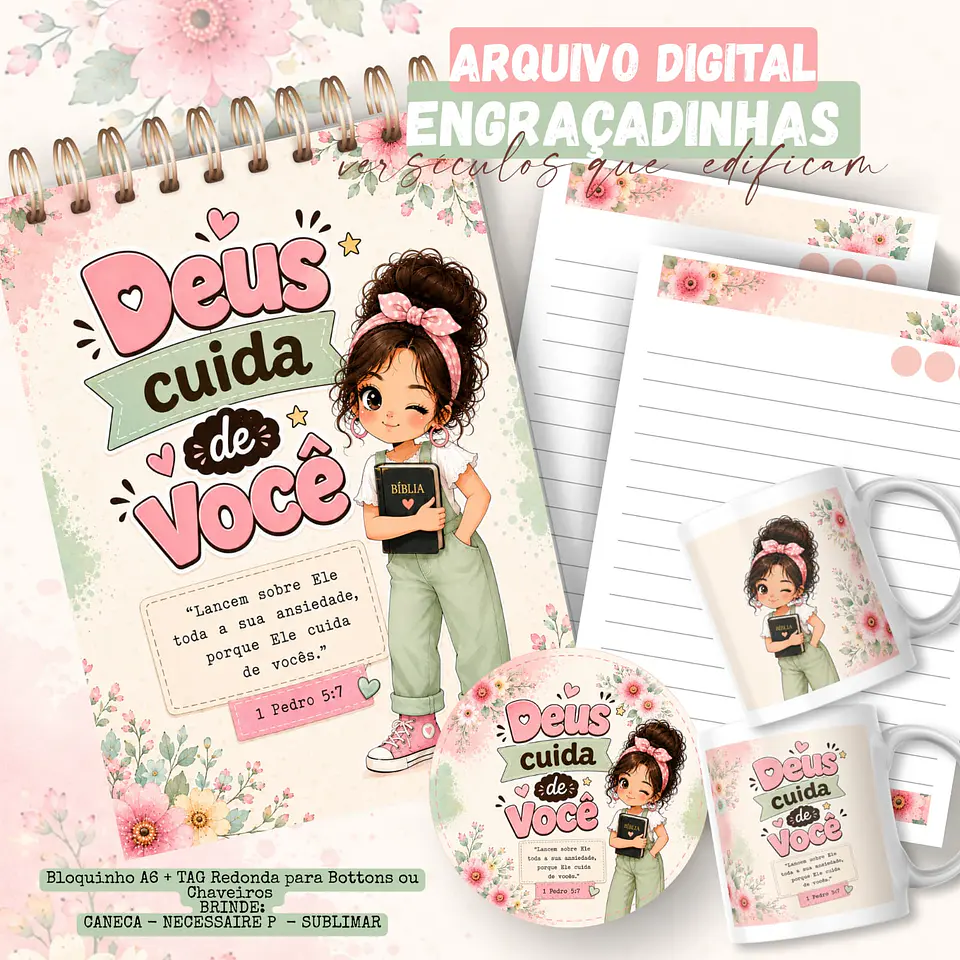 Kit Engraçadinhas Versículos A6 1