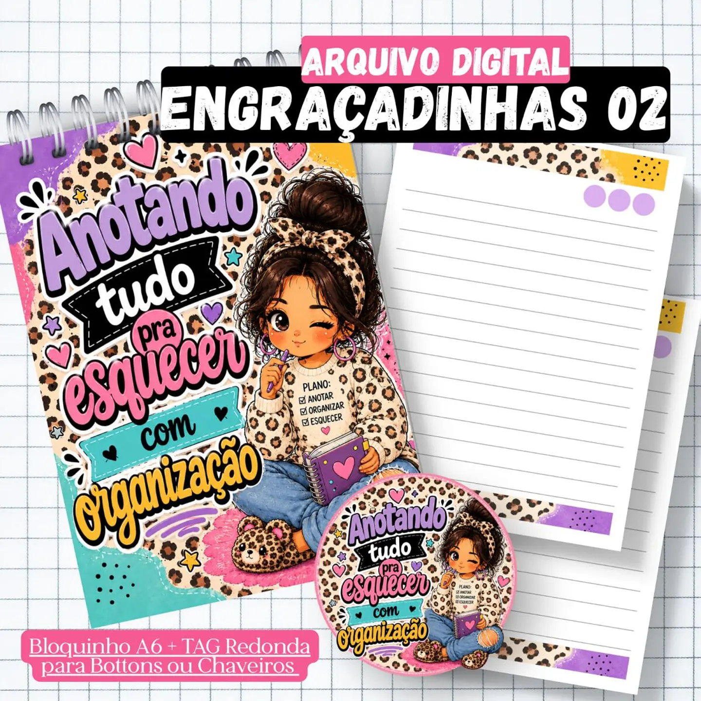 Coleção Engraçadinhas 2 A6 - Encadernação 1