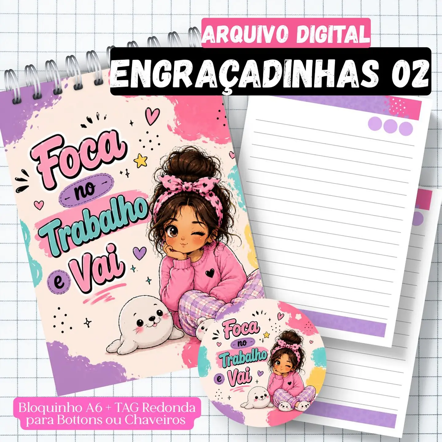 Coleção Engraçadinhas 2 A6 - Encadernação 2