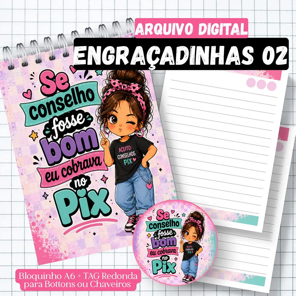 Coleção Engraçadinhas 2 A6 - Encadernação 3