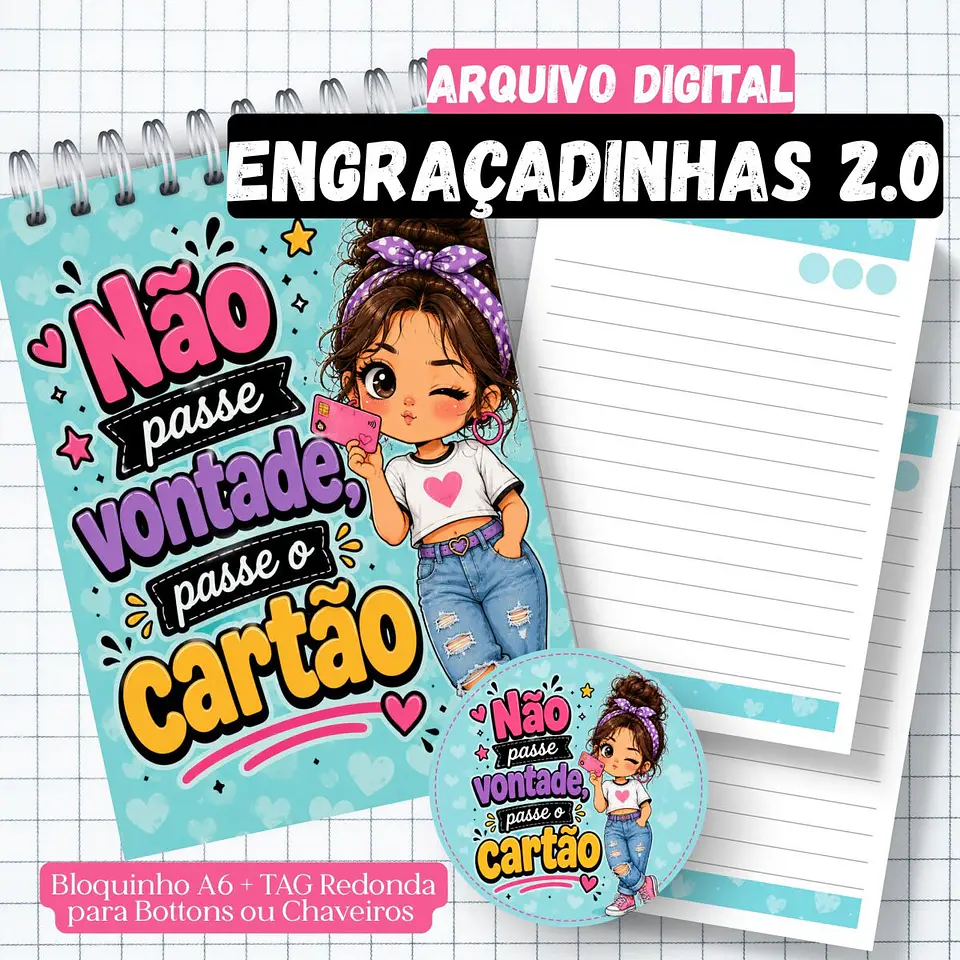 Coleção Engraçadinhas 2 A6 - Encadernação 4