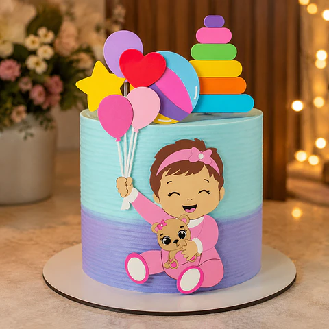 Baby- Topo de Bolo 