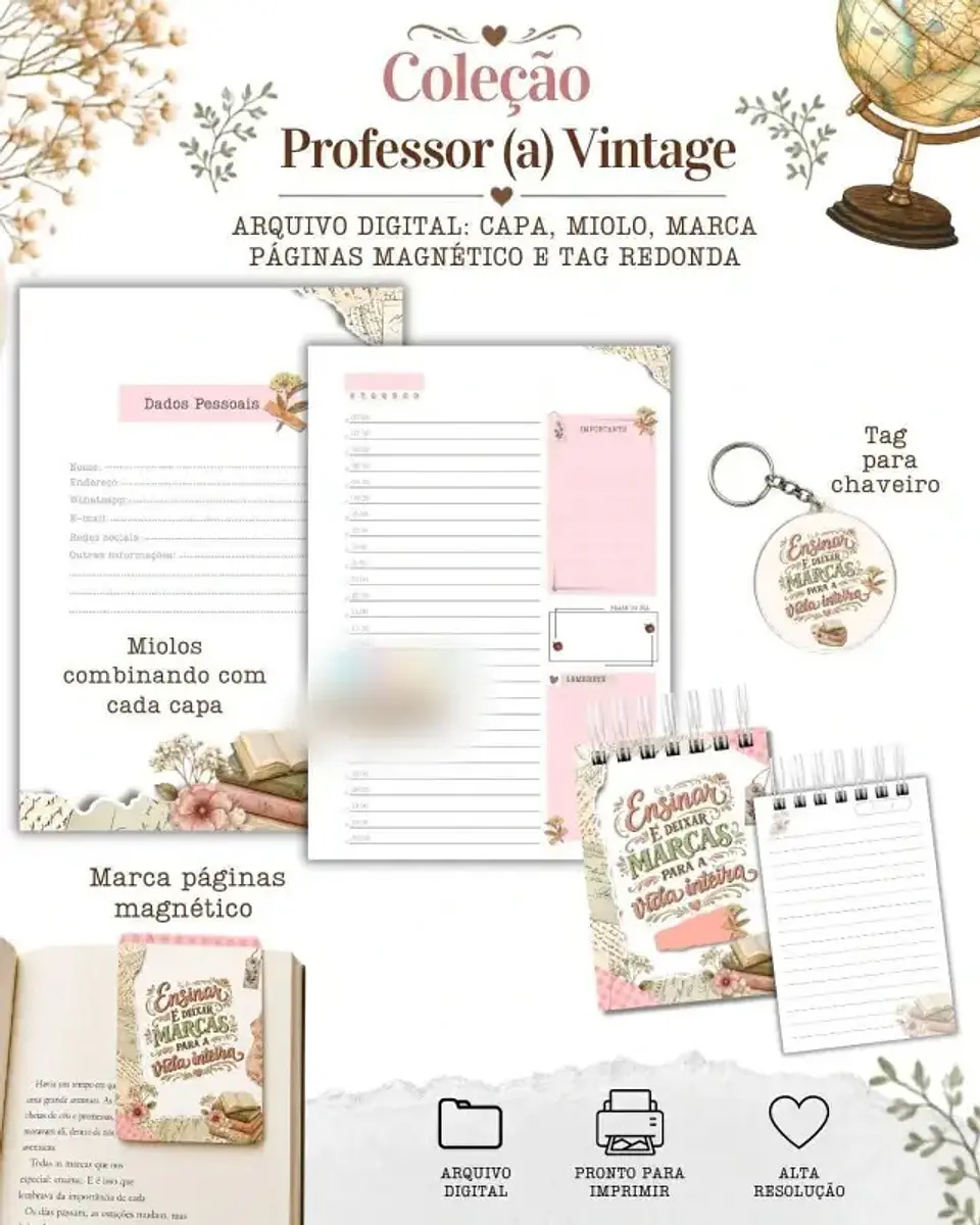 Coleção Vintage - Dia dos Professores 1