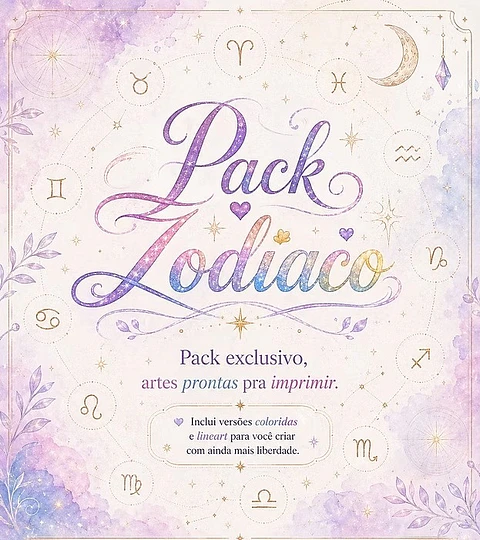 Pack Zodíaco - Sublimação