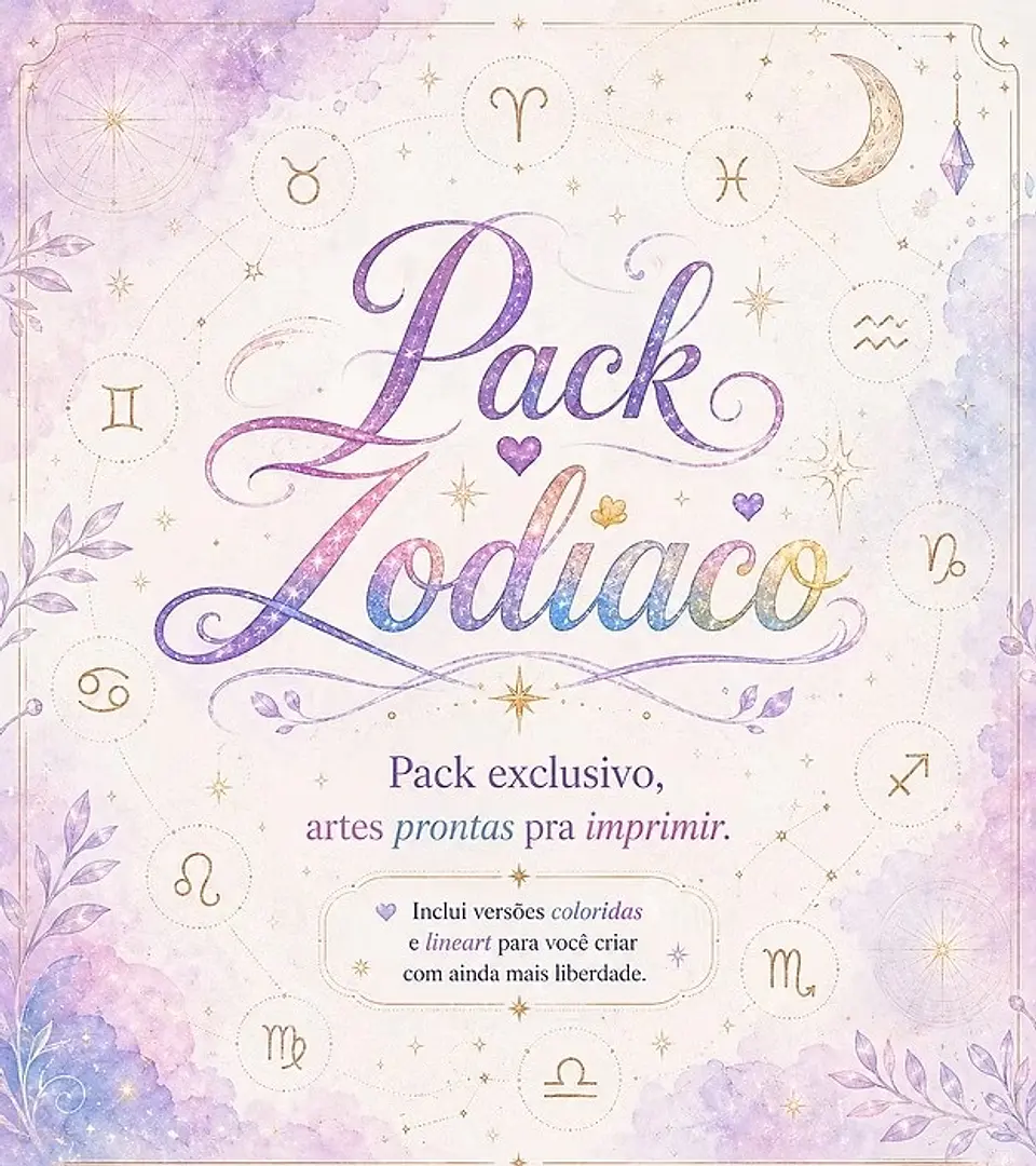 Pack Zodíaco - Sublimação 1